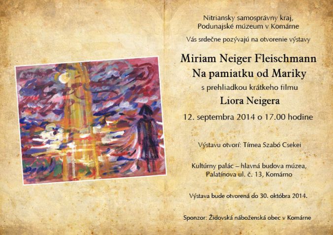 Miriam Fleischmann meghivo 2